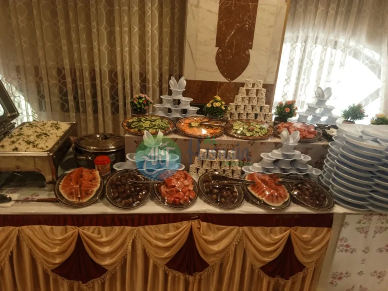Meals prepared for our pilgrims